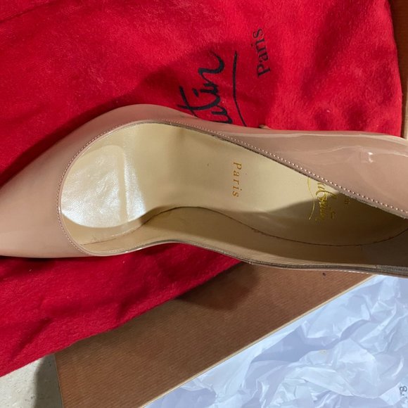 Christian Louboutin So Kate 120 Patent NUDE s:40 - Picture 2 of 7